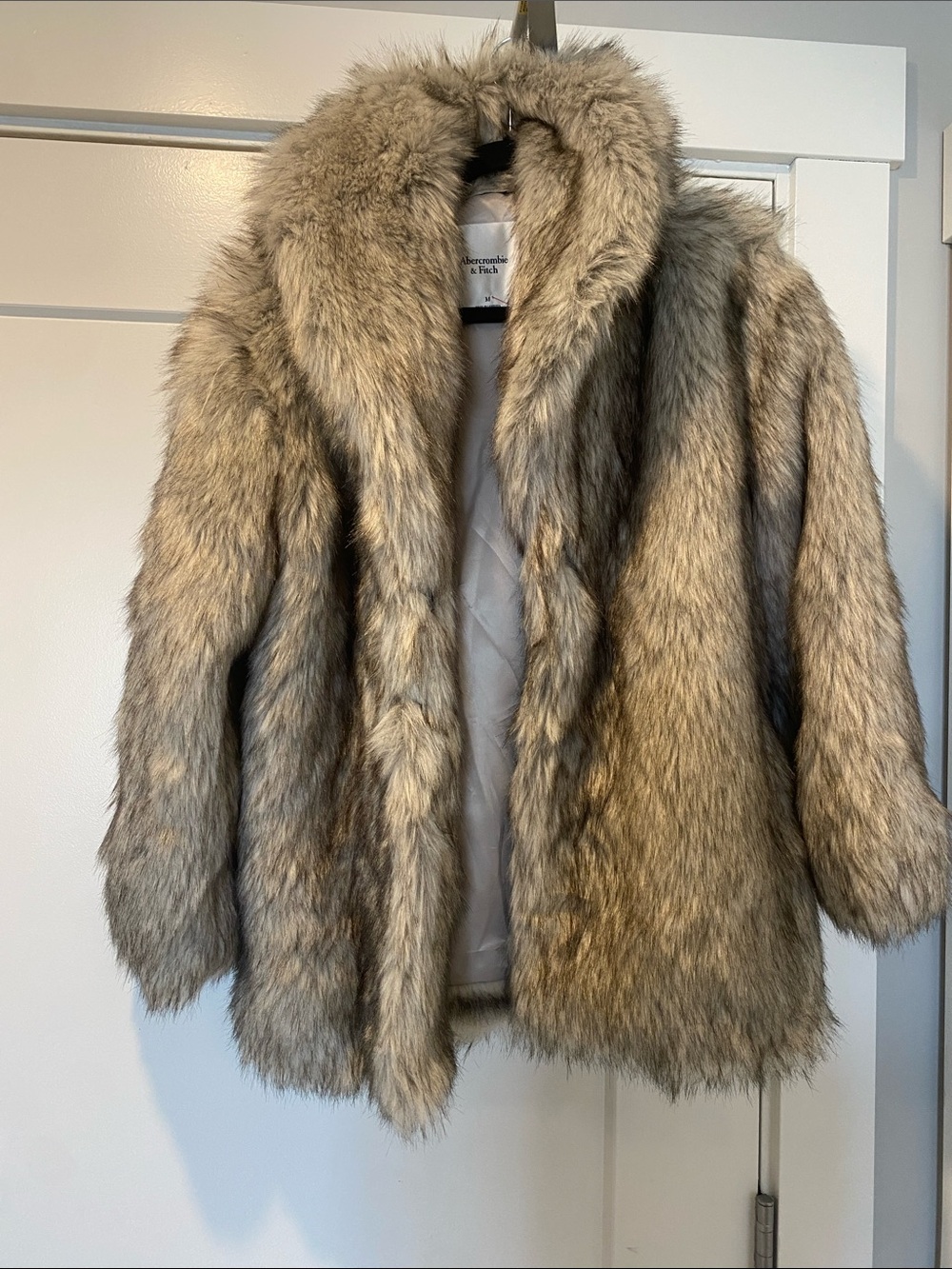ABERCROMBIE & fitch faux Fur jacket